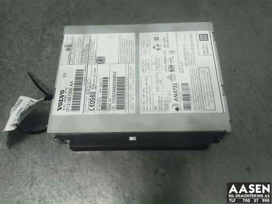 Bilstereo til Volvo V60/V60 CC, 2013-2018 (Type I, Fase 2)