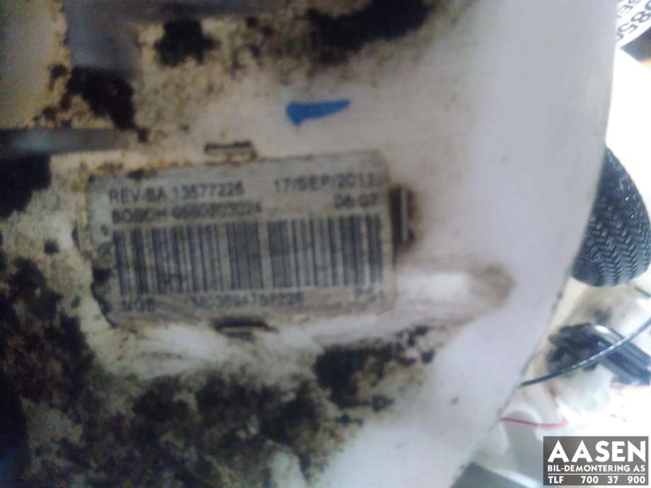 Dieselpumpe fødepumpe til Opel Insignia A 2009-2014 (15776410|)