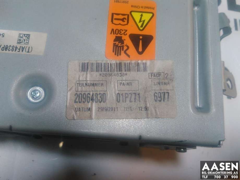 Styreenhet diverse til Opel Insignia A, 2009-2014  