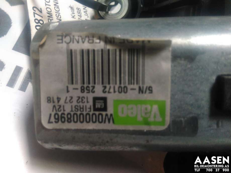 Viskermotor bakrute til Opel Insignia A 2009-2014