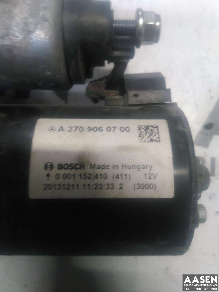 Starter til Mercedes CLA 2013-2019 (C117) (C117) (A 270 906 07 00|)