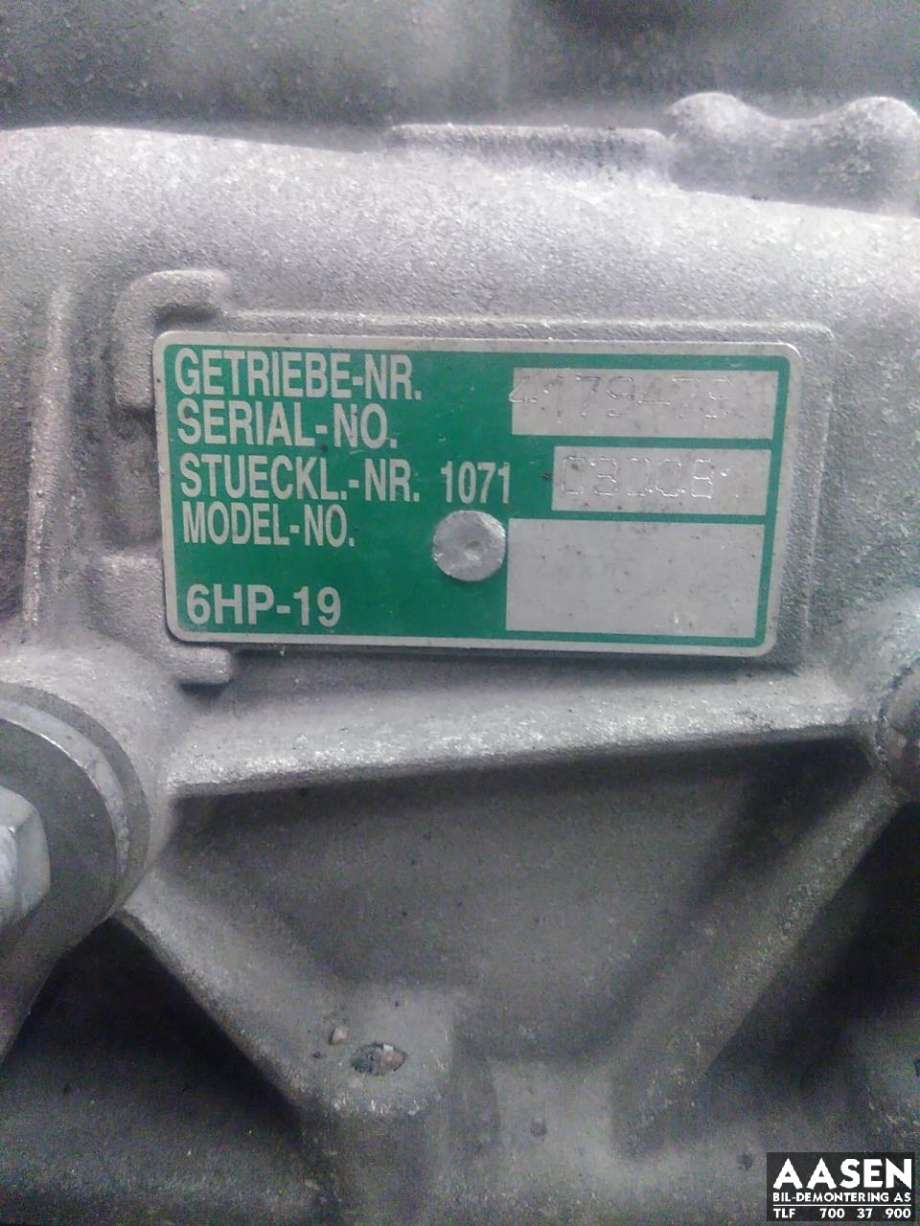 Girkasse automat til BMW 3-Serie 2005-2011 (E90/E91/E92/E93) (E90/E91/E92/E93) (24 00 7 630 964|)