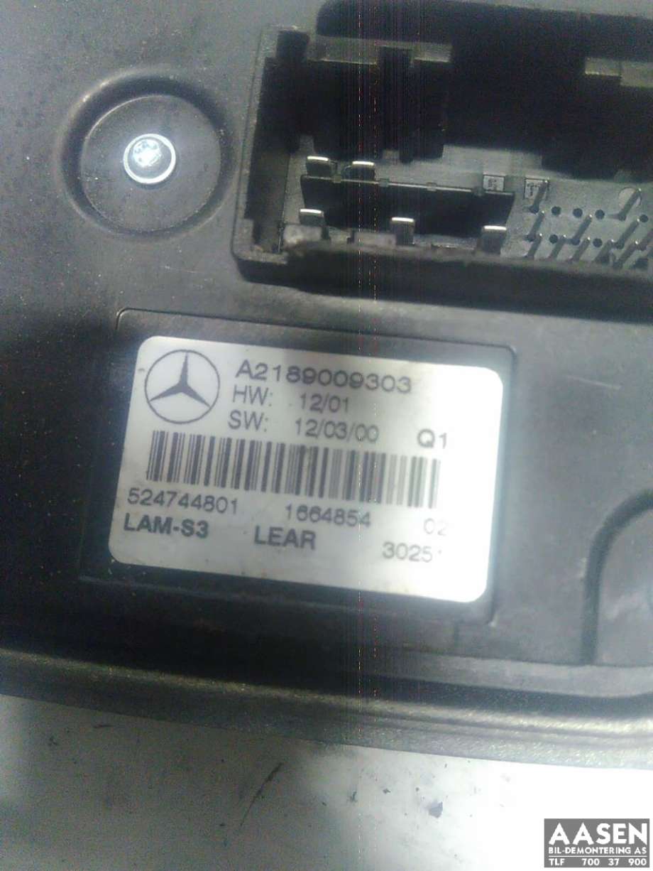 Styreenhet xenon/ballast til Mercedes A-Klasse 2012-2018 (W176) (W176) (A 166 820 35 89|)