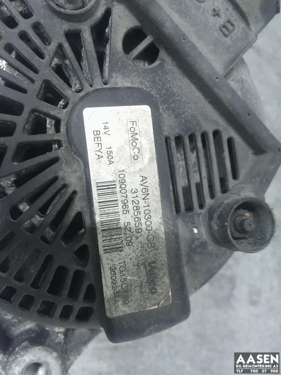 Dynamo diesel til Ford Fiesta 2008-2012 (Type VI, Fase 1) (2260730|)