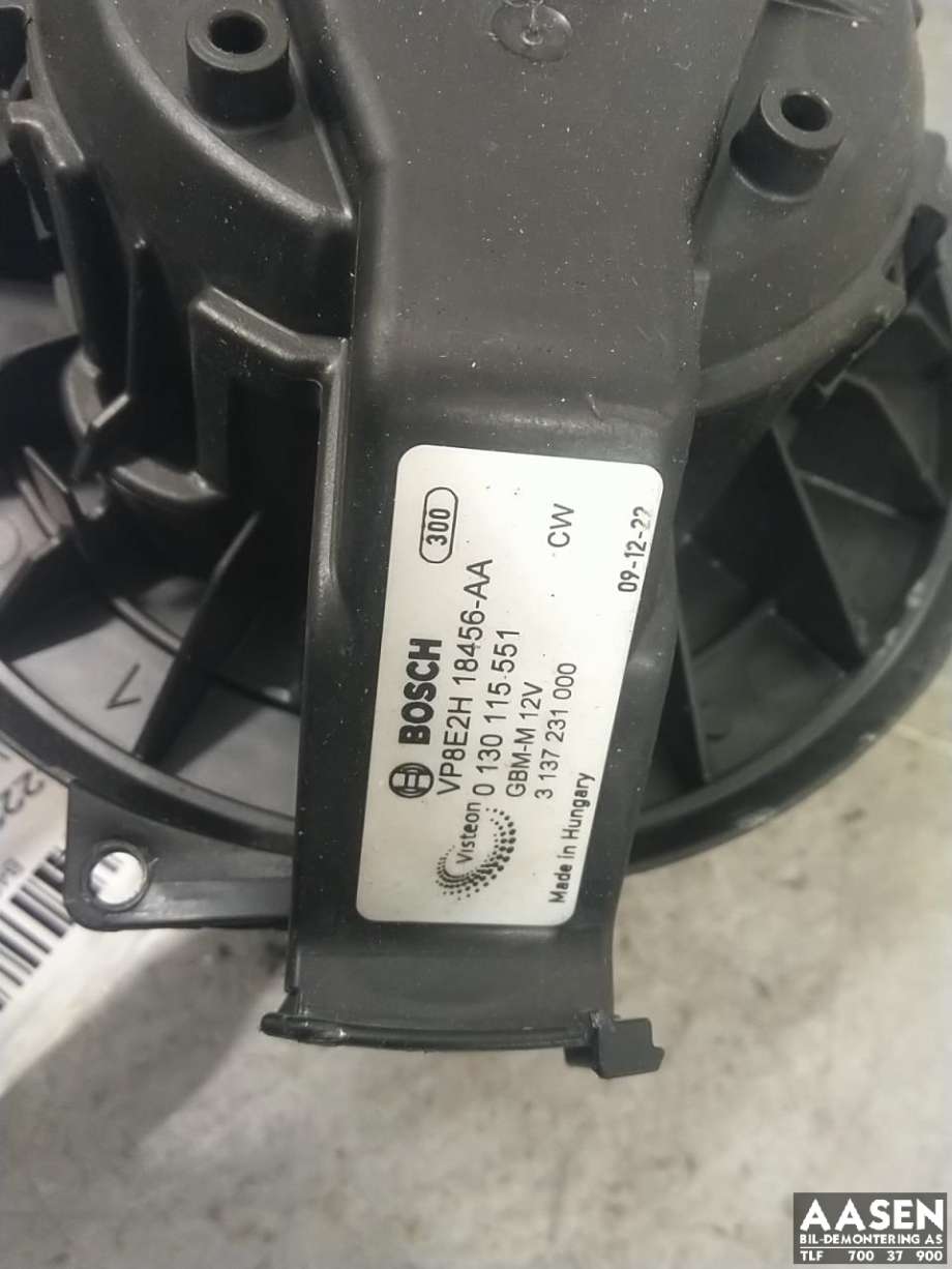 Varmeapparat motor til Ford Fiesta 2008-2012 (Type VI, Fase 1)  (1790329|8V51-18456-AB|)