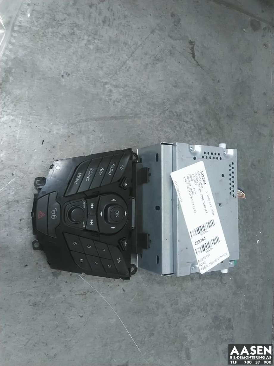 Bilstereo til Ford Fiesta, 2008-2012 (Type VI, Fase 1)  