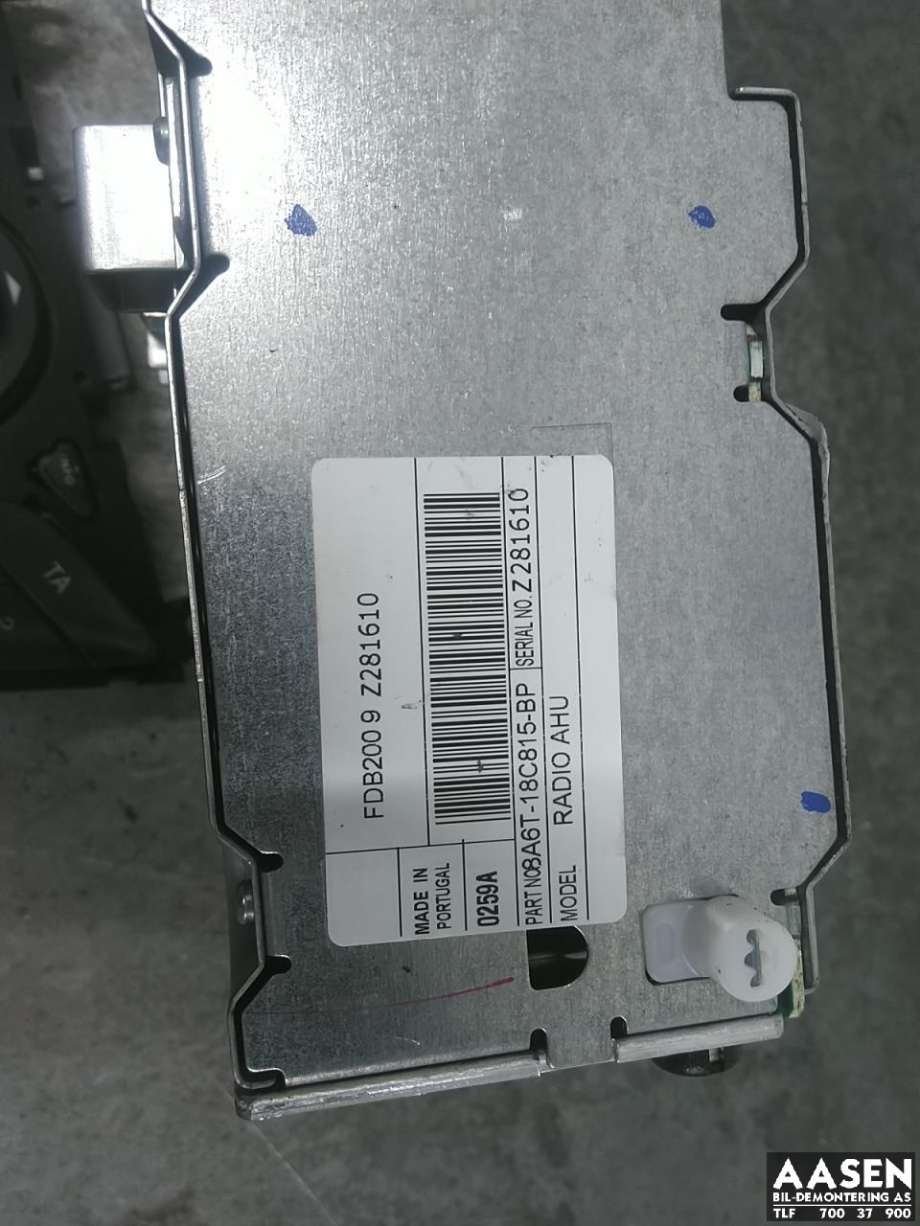 Bilstereo til Ford Fiesta 2008-2012 (Type VI, Fase 1)  