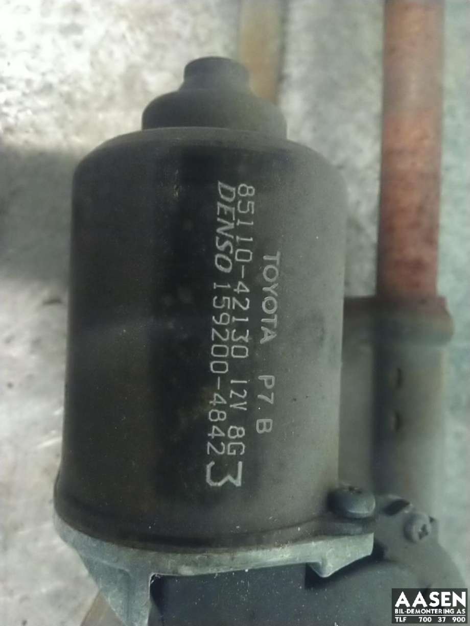 Viskermotor frontrute komplett m/overføring til Toyota RAV4 2000-2006 (Type II)