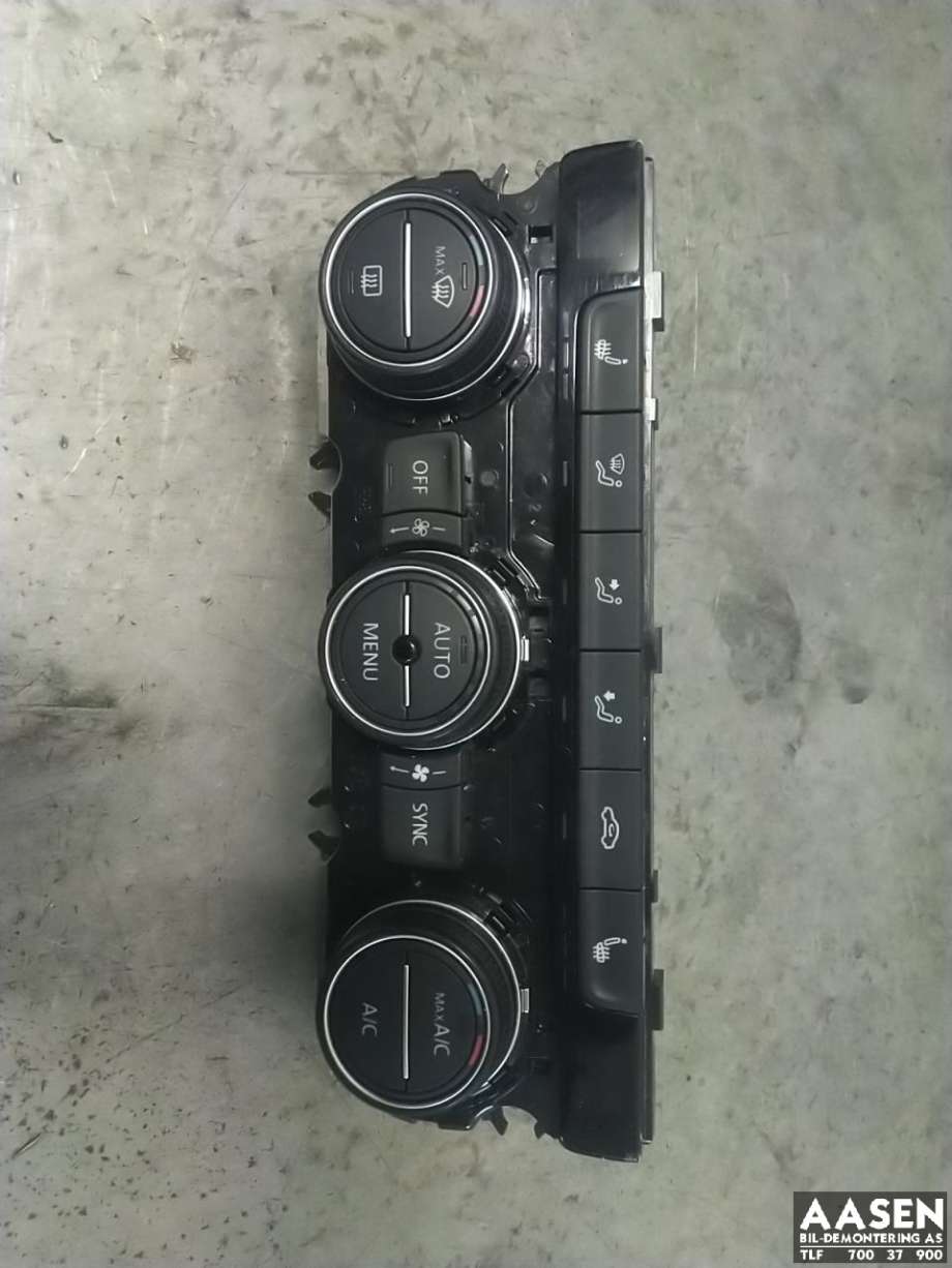Varmeapparat betjening til VW Golf VII 2012-2017 (Fase 1) (5GE 907 044 AD|)