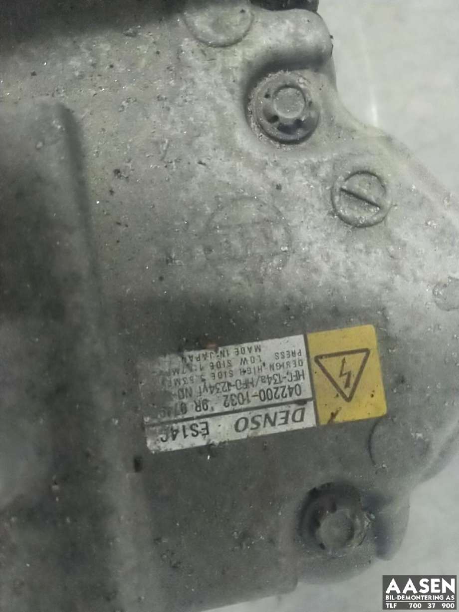 Aircondition kompressor hybrid til Toyota Auris 2013-2015 (Type II, Fase 1) (8837047032|8837047033|)