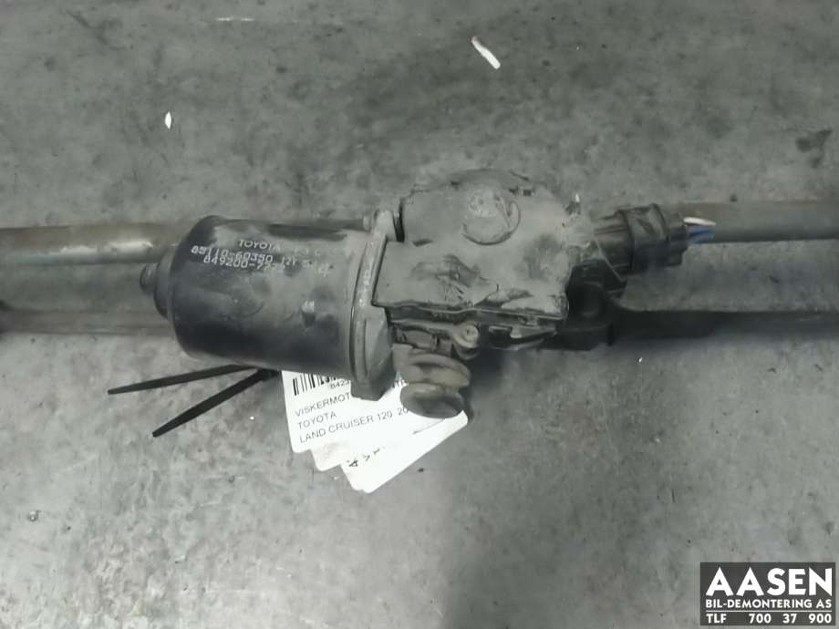 Viskermotor frontrute til Toyota Land Cruiser 120, 2002-2009  