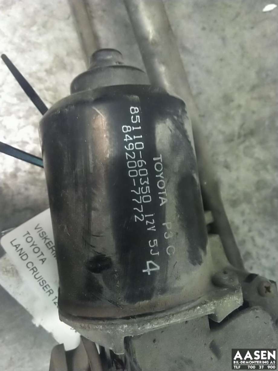Viskermotor frontrute til Toyota Land Cruiser 120 2002-2009  