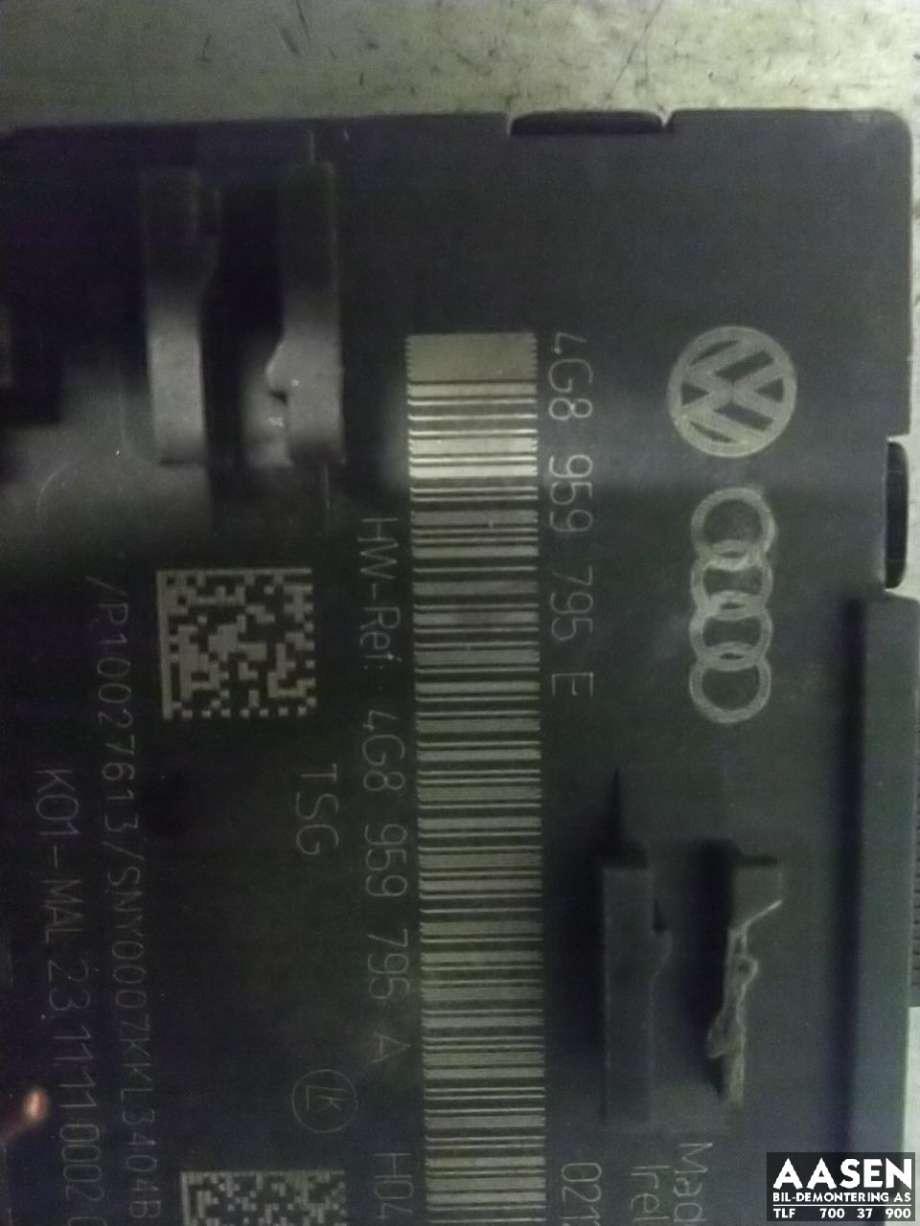 Styreenhet dør høyre bak til Audi A6 2011-2014 (Type IV, Fase 1) (C7) (C7) (4G8959795E|)