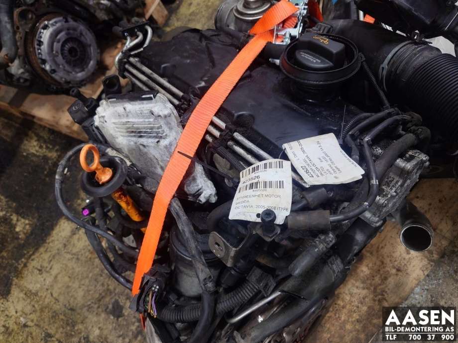 Motor diesel til Škoda Octavia 2005-2008 (Type II, Fase 1) (BJB|03G 100 098 X|)