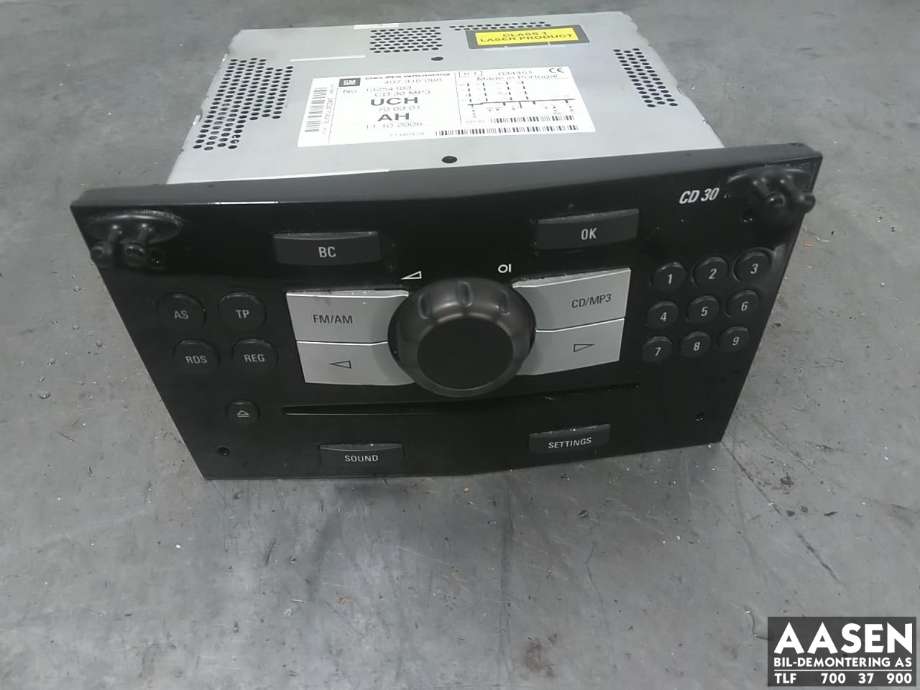 Bilstereo til Opel Corsa D, 2006-2014  