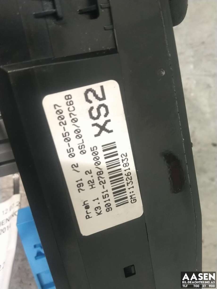 Varmeapparat betjening til Opel Corsa D 2006-2014  