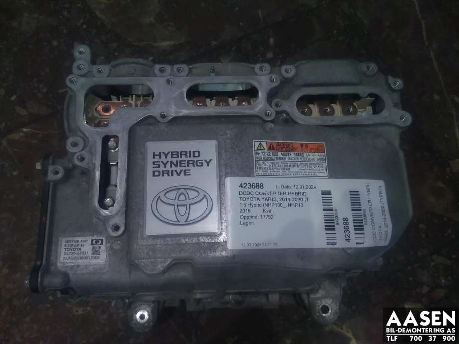 DCDC converter hybrid til Toyota Yaris, 2014-2020 (Type III, Fase 2)