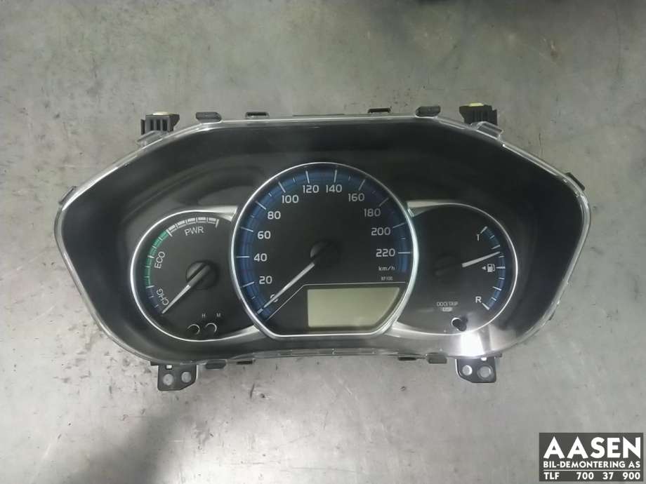 Instrumentpanel til Toyota Yaris 2014-2020 (Type III, Fase 2)  