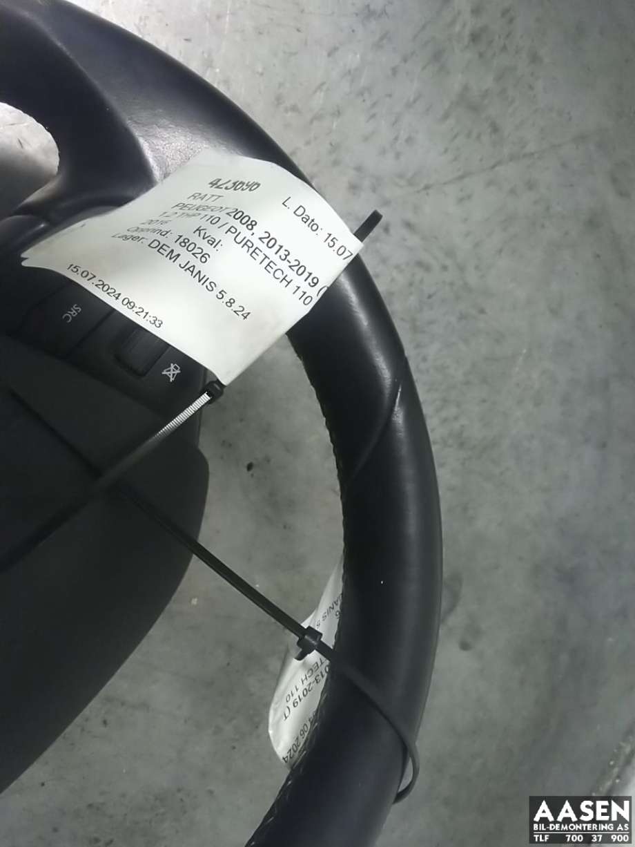 Ratt til Peugeot 2008 2013-2019 (Type I)  (98 007 408 ZD|)