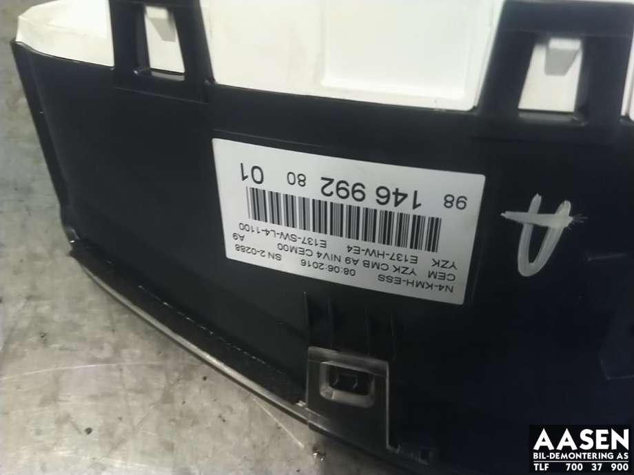 Instrumentpanel til Peugeot 2008 2013-2019 (Type I)  (98 138 729 80|98 227 036 80|)