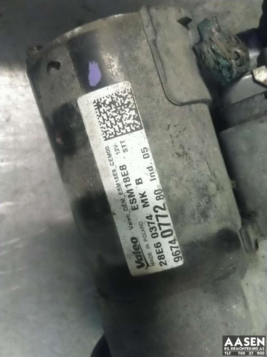 Starter til Peugeot 2008 2013-2019 (Type I)  (96 740 772 80|)