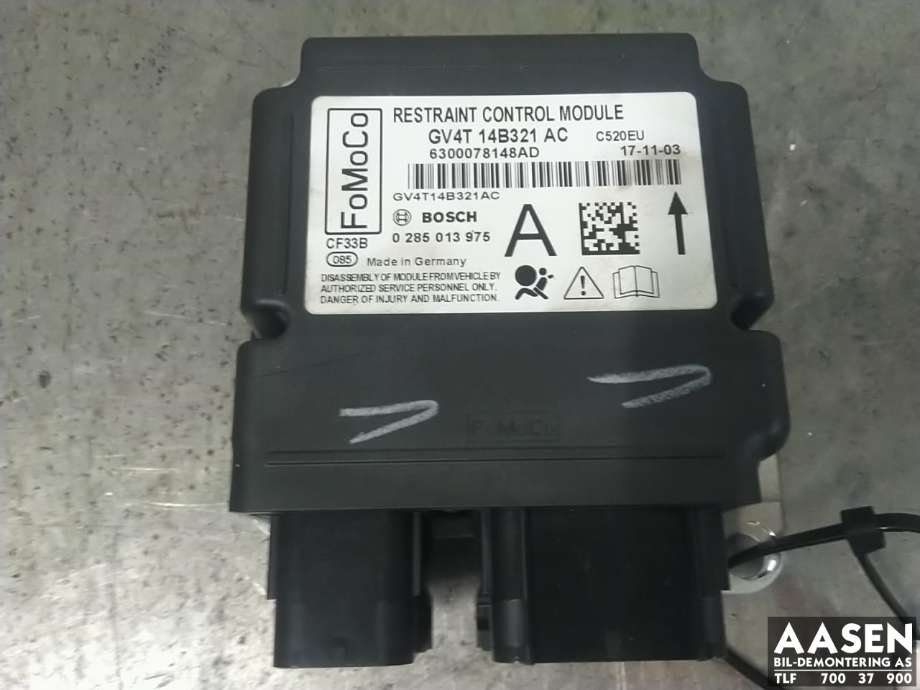 Airbag elektronikk til Ford Kuga, 2013-2019  (GV4T14B321AC)