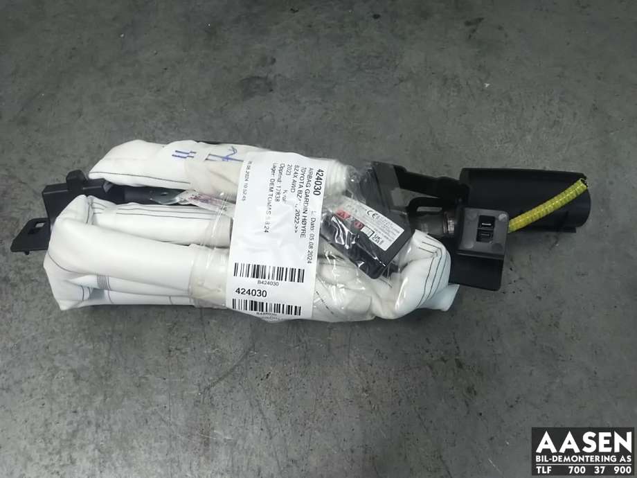 Airbag gardin høyre til Toyota bZ4X 2022-->> (6217042111|)