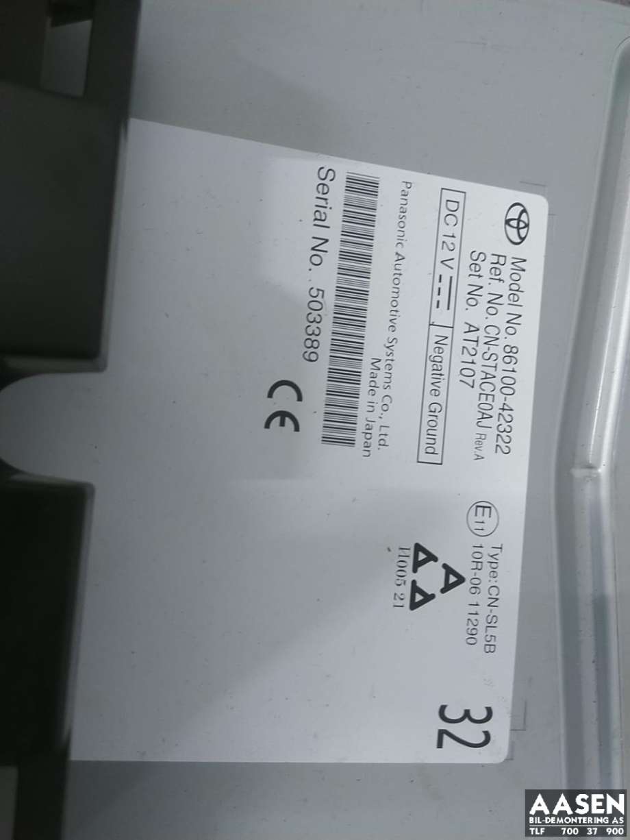 Bilstereo navigasjon skjerm til Toyota bZ4X 2022-->> (8610042322|8610042320|)