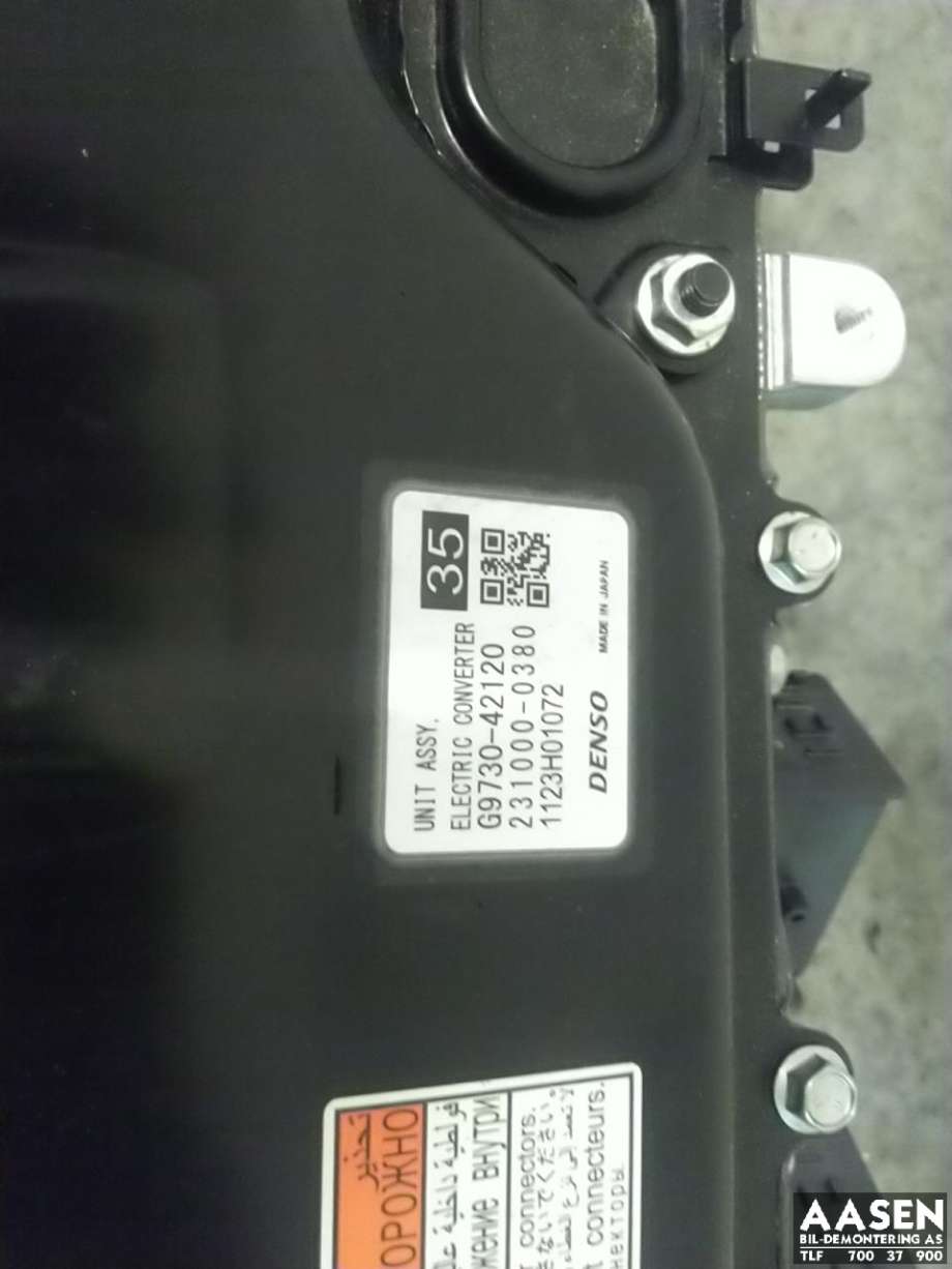 DCDC converter elbil til Toyota bZ4X 2022-->> (G97A042120|)