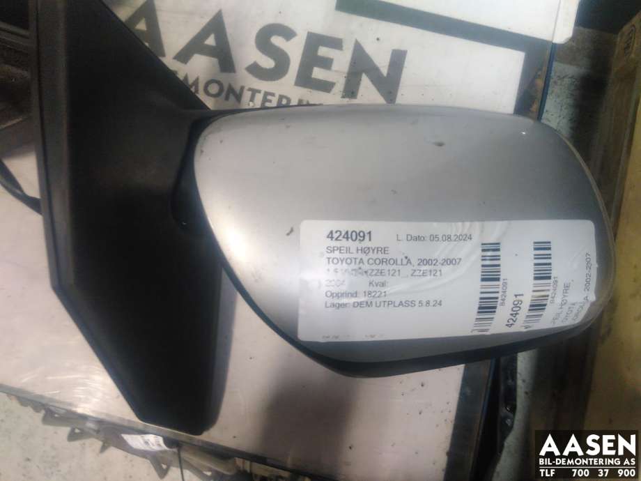 Speil høyre til Toyota Corolla 2002-2007  (879101E861|)