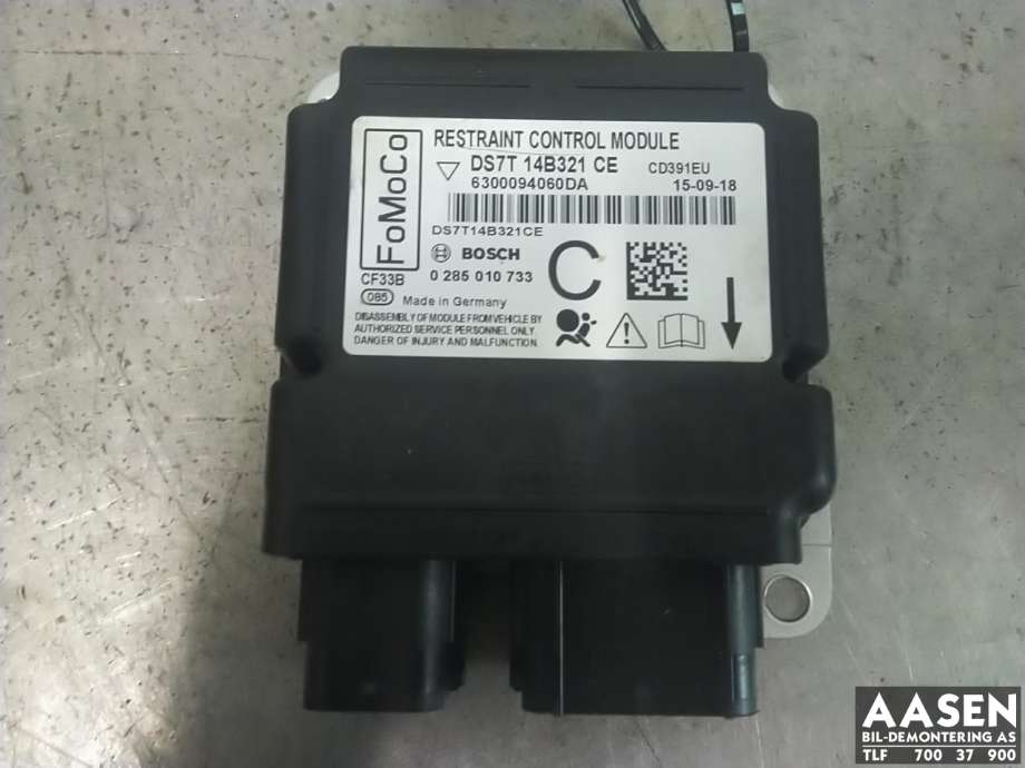 Airbag elektronikk til Ford Mondeo 2014-2019 (Type V, Fase 1) (DS7T14B321CE|2184427|)