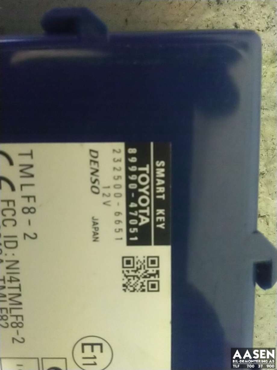 Styreenhet nøkkelfri/keyless til Toyota Prius 2009-2016 (Type III) (COMBI) (COMBI) (89990-47051|8999047051|)