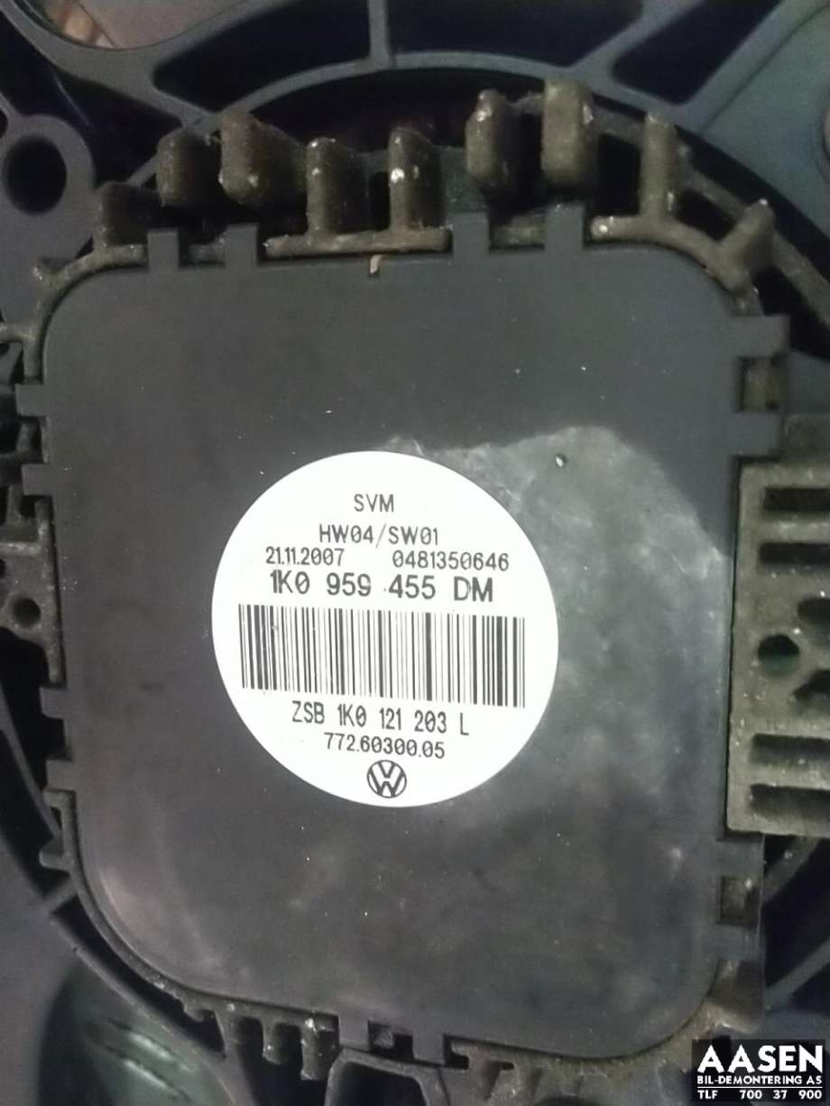 Kjølevifte elektrisk til VW Caddy 2004-2010 (Type III, Fase 1)