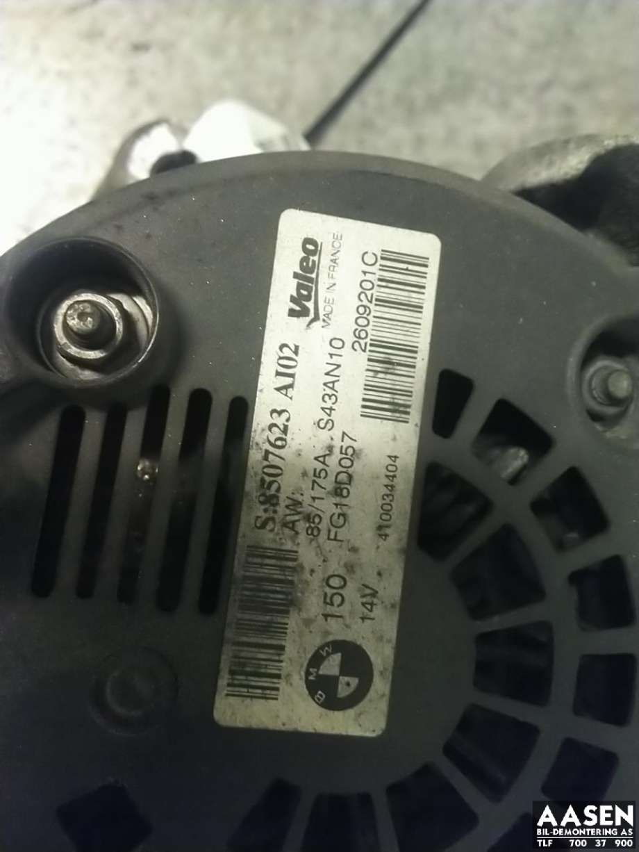 Dynamo diesel til BMW 3-Serie 2005-2011 (E90/E91/E92/E93) (E90/E91/E92/E93) (12 31 8 509 023|)