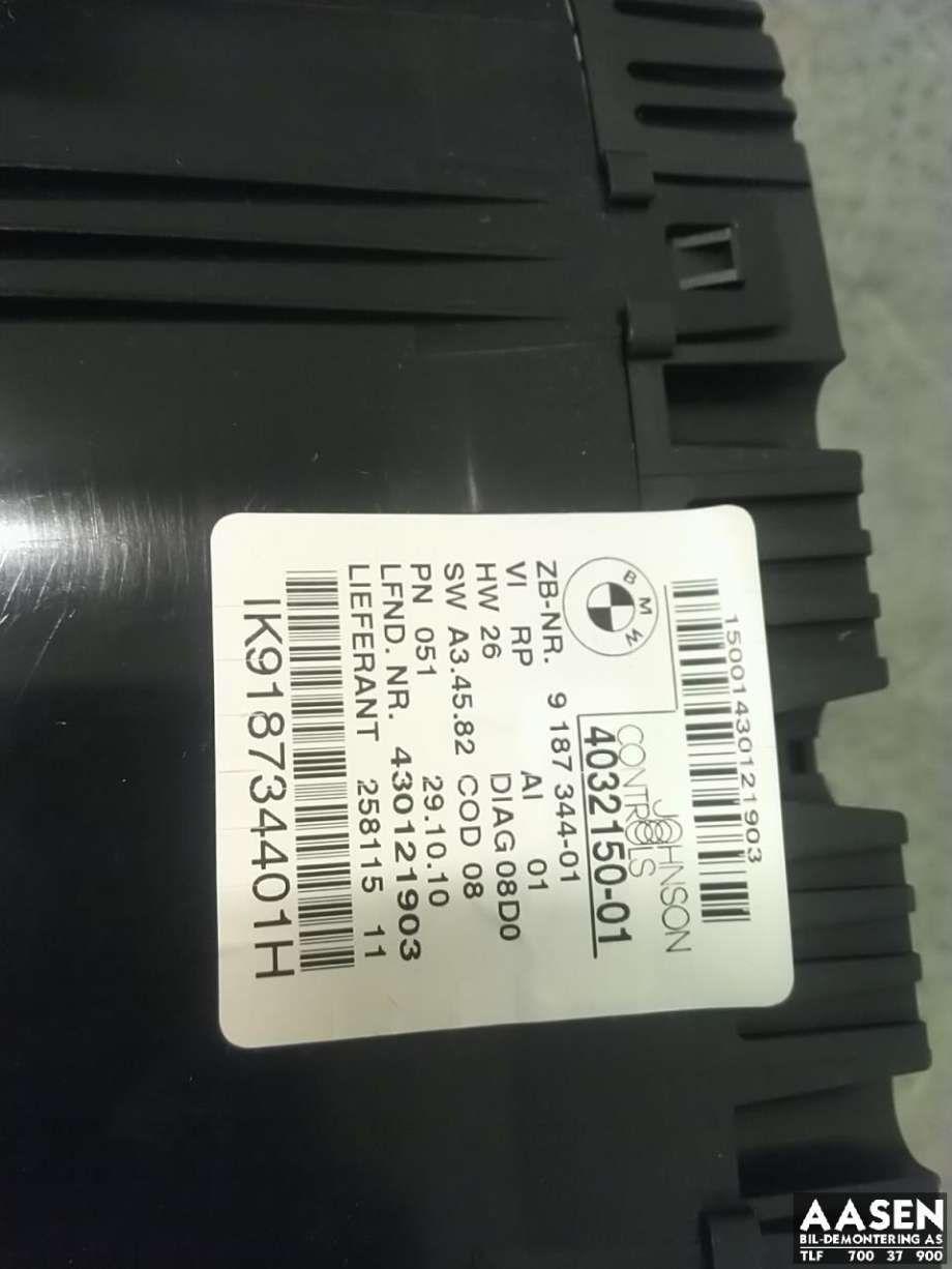 Instrumentpanel til BMW 3-Serie 2005-2011 (E90/E91/E92/E93) (E90/E91/E92/E93)