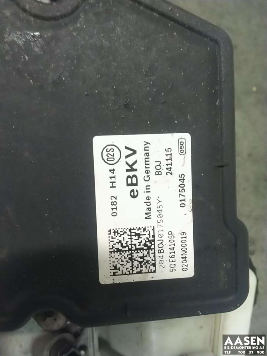 Bremsekraft-forsterker til Audi A3 2016-2020 (Type III, Fase 2)  (5QE 614 105 P|)
