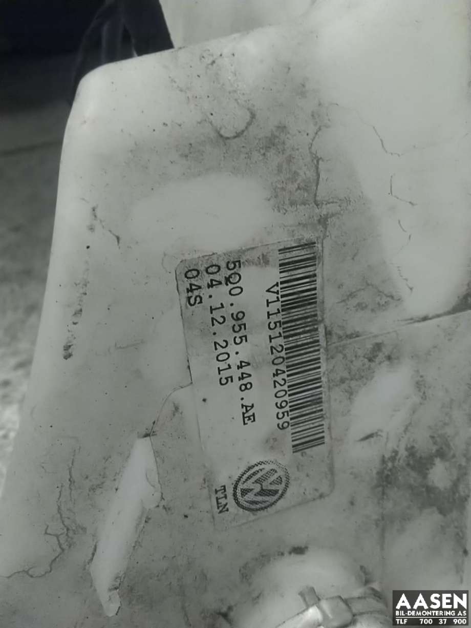 Spylertank foran til Audi A3 2016-2020 (Type III, Fase 2)  (5Q0 955 453 R|)