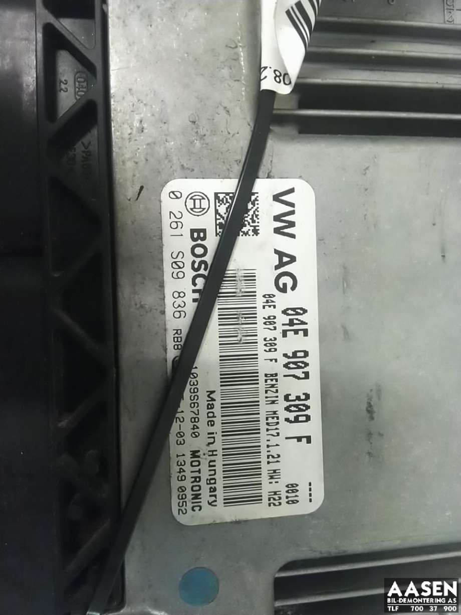 Styreenhet motor til Audi A3 2016-2020 (Type III, Fase 2)  (04E907309F|)