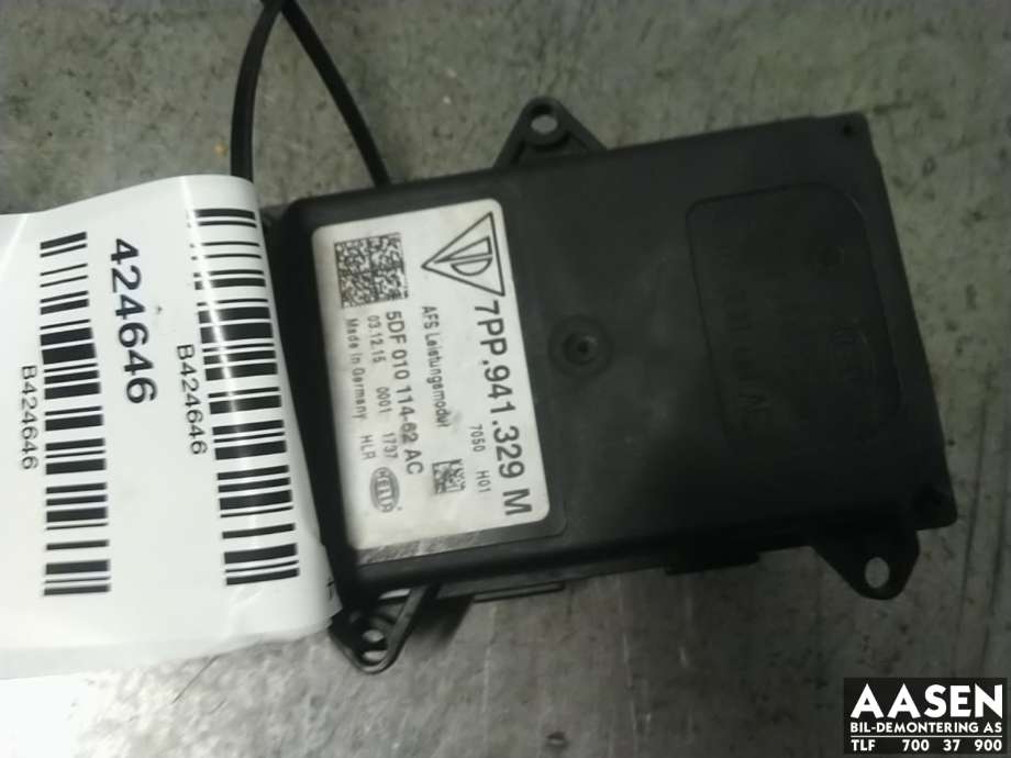 Styreenhet xenon/ballast til Audi A3, 2016-2020 (Type III, Fase 2)  (7PP941329M)