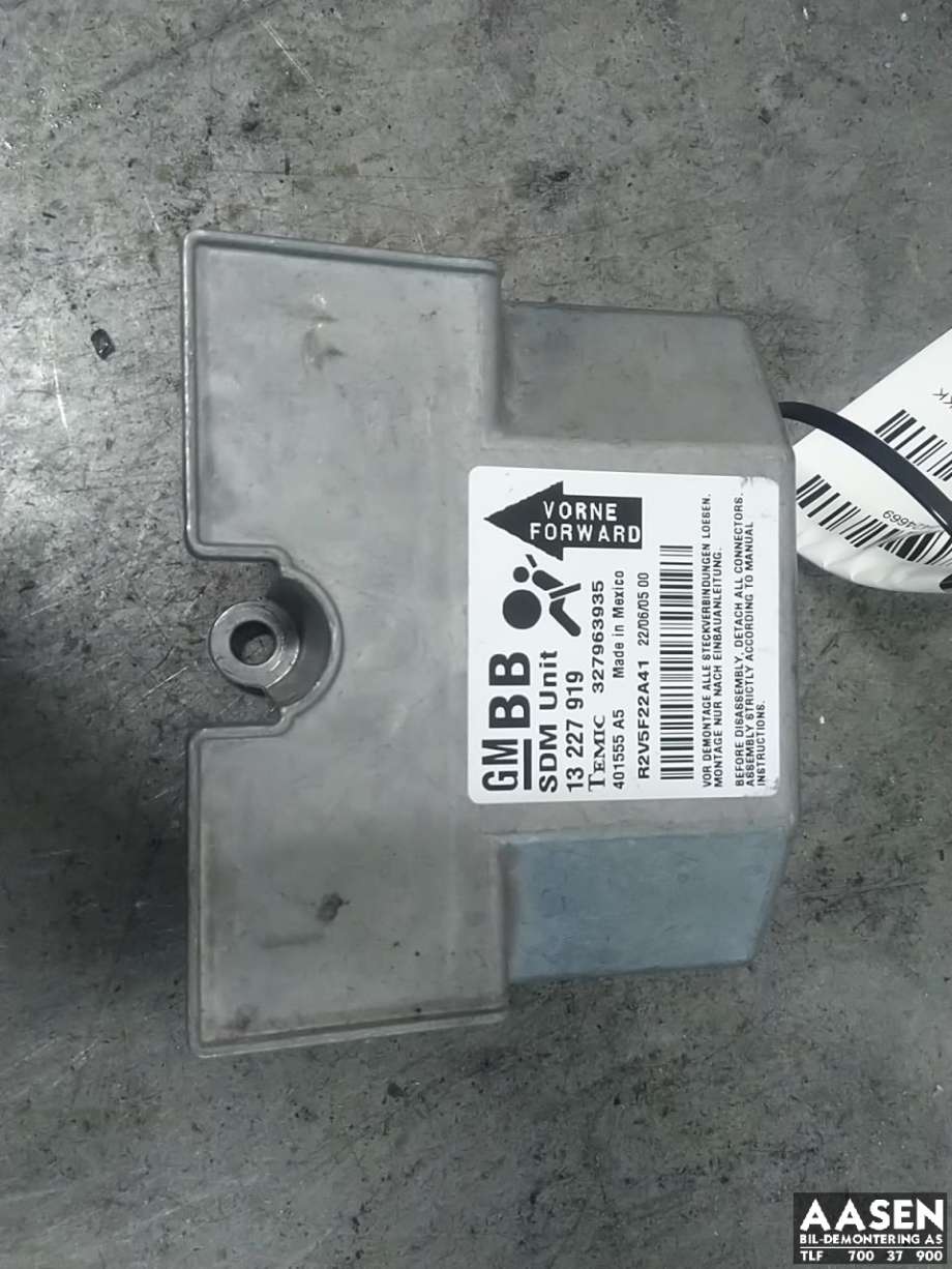 Airbag elektronikk til Opel Astra H, 2004-2009  