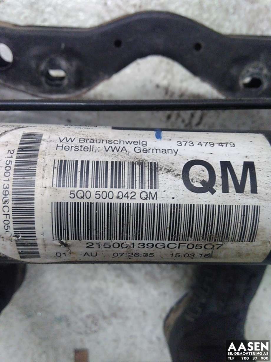 Travers bak til VW Golf VII 2012-2017 (Fase 1)  (5WA 505 315 B|)