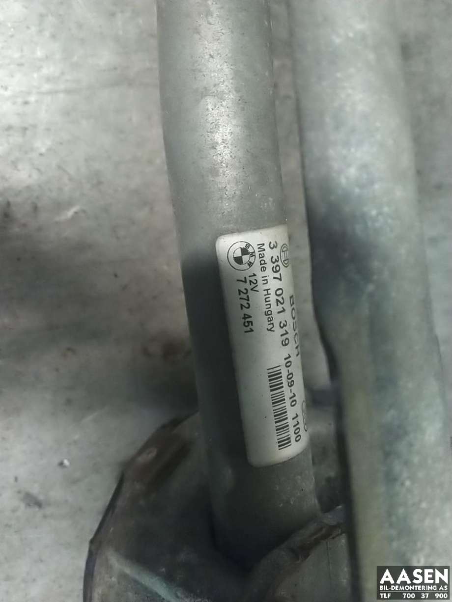 Viskermotor frontrute komplett m/overføring til BMW 5-Serie 2010-2017 (F10/F11) (F10/F11) (61 61 7 306 266|)