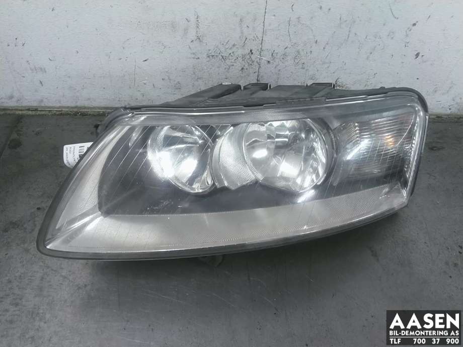 Frontlykt venstre halogen til Audi A6, 2005-2008 (Type III, Fase 1) (C6) (C6) (4F0 941 003 A)