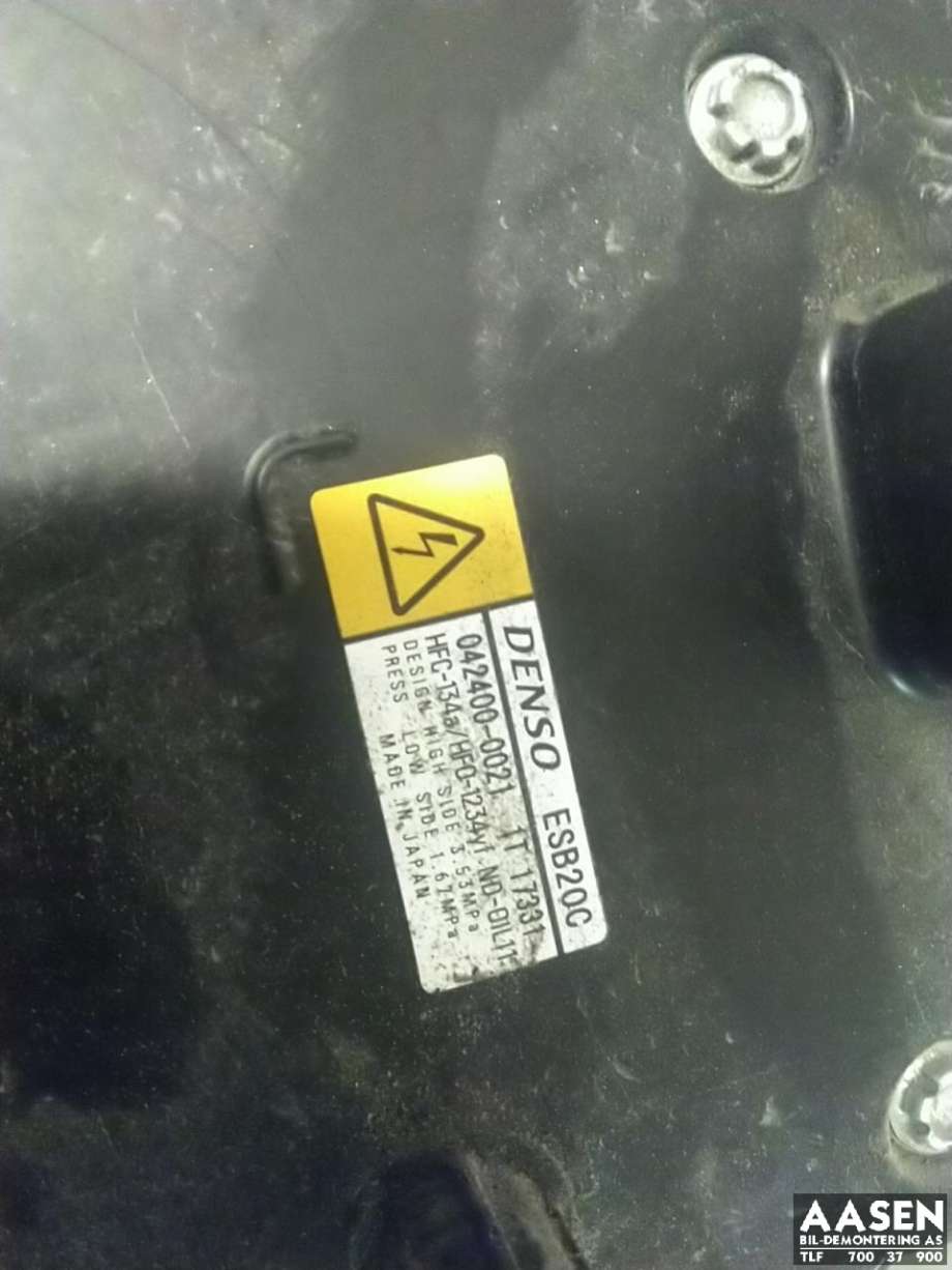 Aircondition kompressor hybrid til Toyota Prius 2016-2023 (Type IV) (combi) (combi) (8837047090|8837047092|)