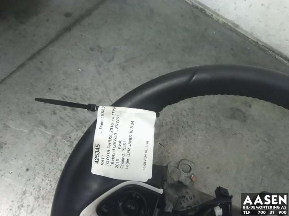 Ratt til Toyota Prius 2016-2023 (Type IV) (combi) (combi) (4510047240C0|)