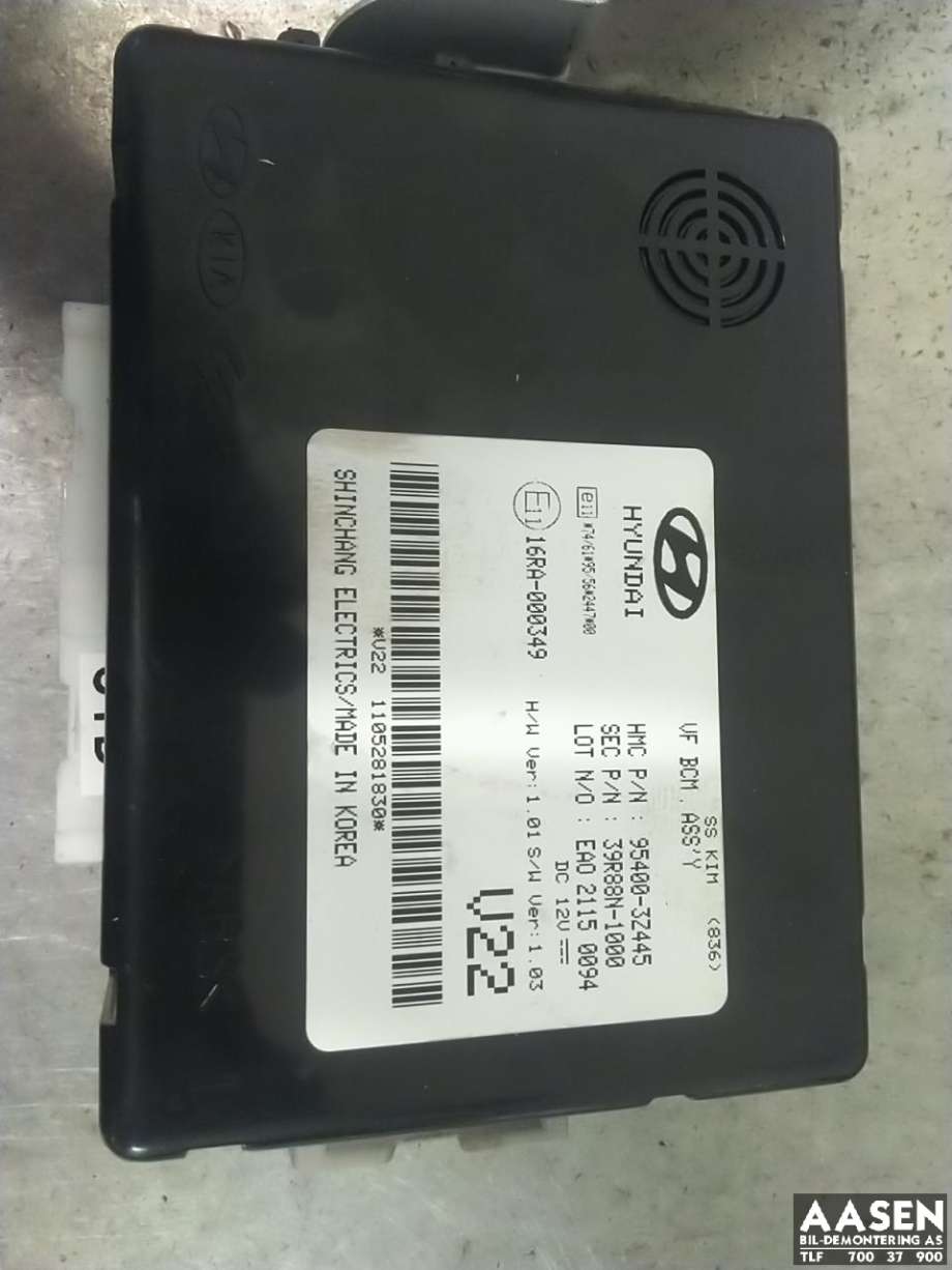 Styreenhet comfort (BCM) til Hyundai i40, 2012-2017  (95400-32445)