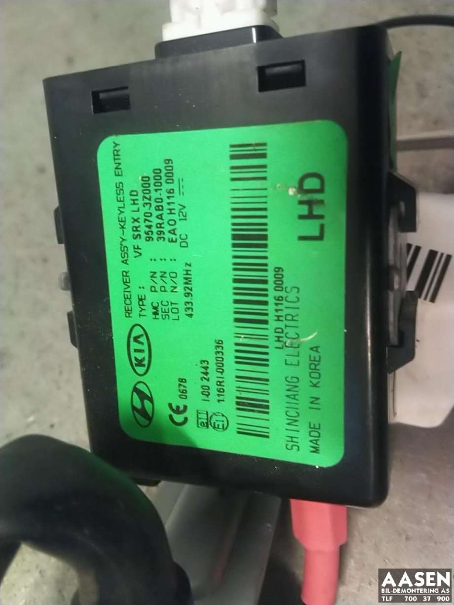 Styreenhet nøkkelfri/keyless til Hyundai i40, 2012-2017  (95470-3Z000)