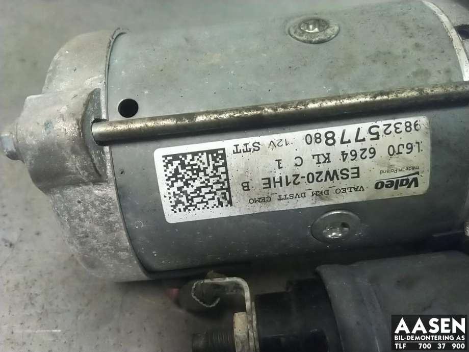 Starter diesel til Peugeot Partner 2019-->> (Type III)  (98 252 330 80|)