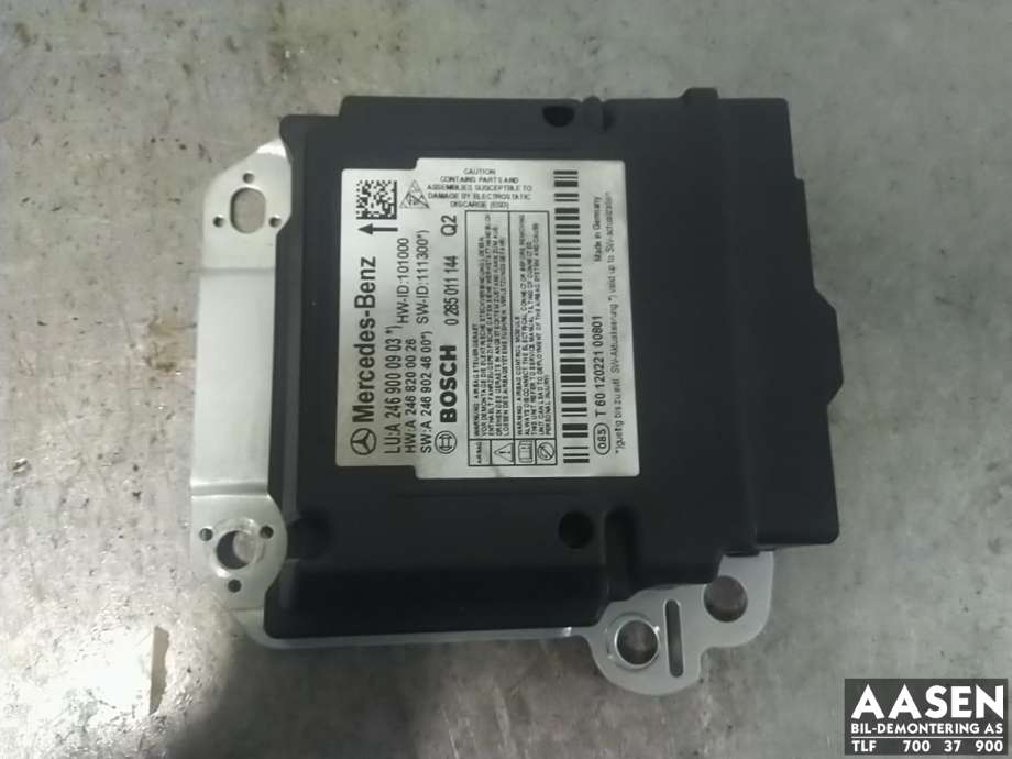 Airbag elektronikk til Mercedes B-Klasse, 2011-2018 (W246) (W246) (A2469000709)