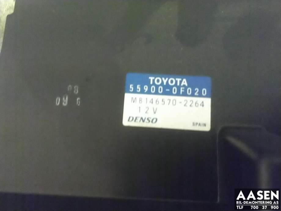 Varmeapparat betjening til Toyota Verso 2004-2009 (Type II) (559020F010|)
